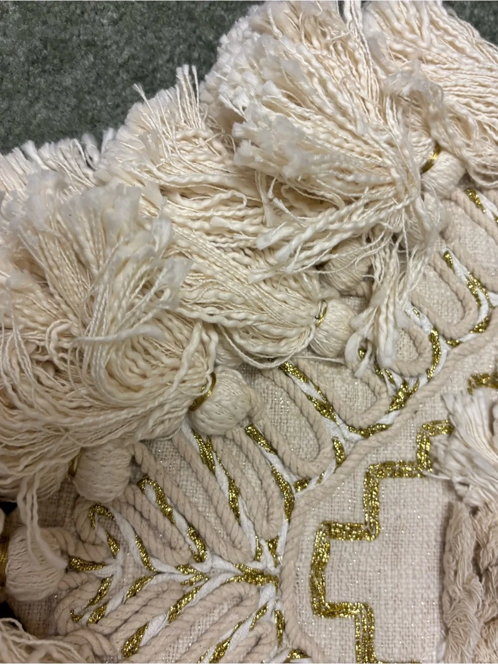 Great condition Anthropologie Helene Wall Hanging  19.5” H 19” W